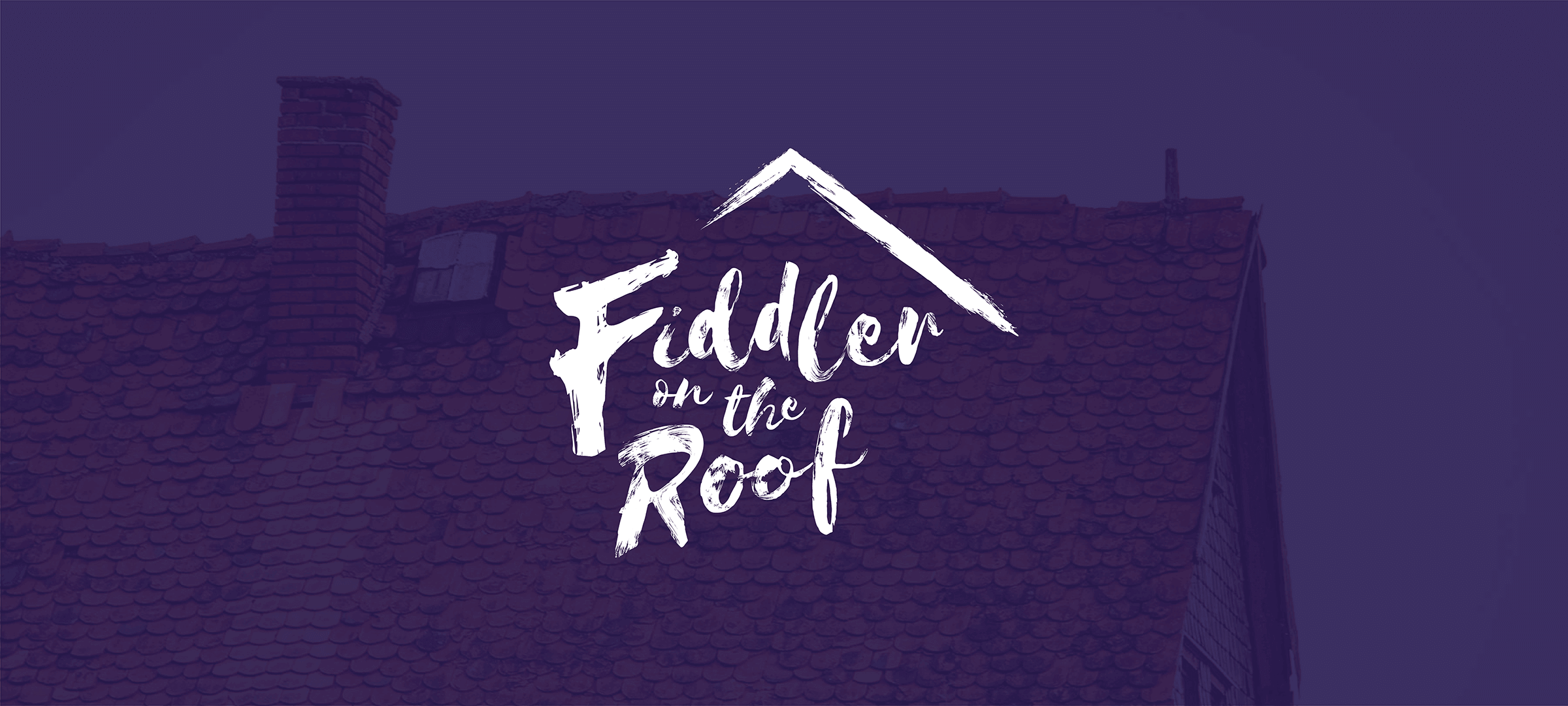 Brand identity design for Gateway Performing Arts' theatre production of Fiddler on the Roof